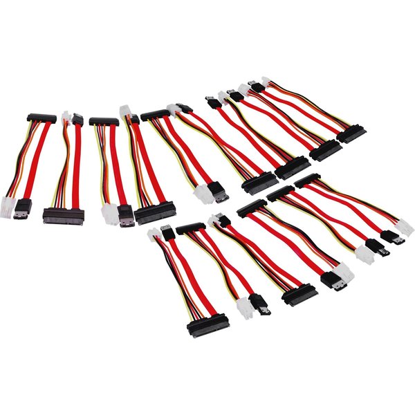 Kanguru Solutions 15 Pack Replacement Sata Cables KCLONE-CABLES-SATA15